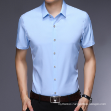Latest Stylish Non Iron Shirt Mens Dress Shirt European Collar Best Custom Design Man Shirt Brands